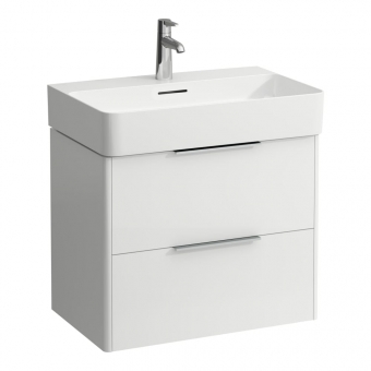 Spintelė praustuvui Laufen BASE 635x391x515 mm, su dviem stalčiais, praustuvui 810284,  spalva- balta blizgi 